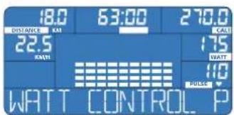 Energetics Exercise Monitor E105 - rogramme Watt - 2
