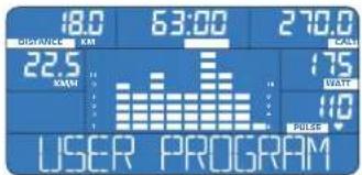 Energetics Exercise Monitor E105 - Caratteristica del programma - 1