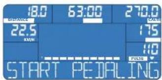Energetics Exercise Monitor E105 - Inicio, control, tono de senal - 2