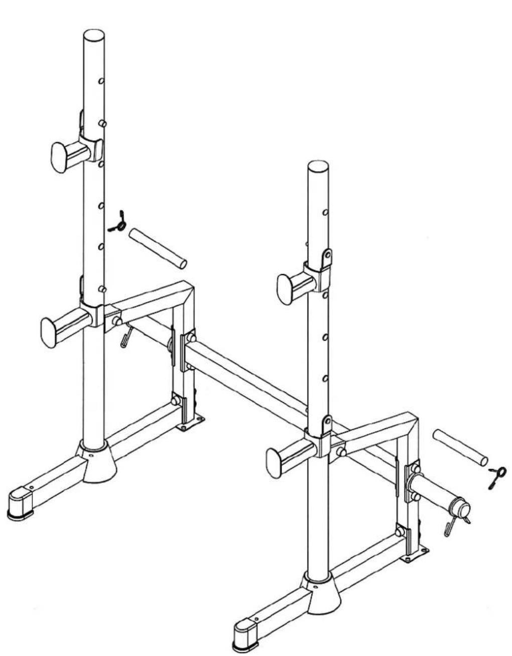 Energetics Deluxe Power Rack 3.1 - Deluxe Power Rack 3.1 - 1