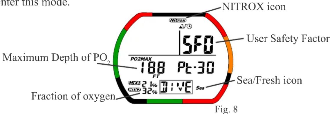Tusa DCHunter IQ700 - Dive Set Mode and Gage Dive Set Mode - 1