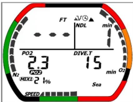 Tusa DCHunter IQ700 - Ex. water depth exceeded a measurement range - 1