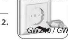 Superrollo GW245 - Risque de blessure, car le volet risque de tomber brusquement. - 1