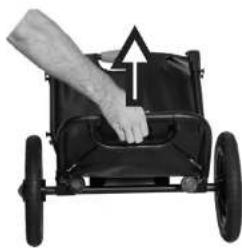 Burley Travoy - Plegar el remolque - 3