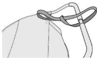 Burley Honey Bee - Umstellung auf Schiebe-Modus Anbringen des Jogging-Gurts - 3