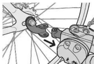 Burley Honey Bee - Démontage de la barre de remorquage de l'attelage - 2