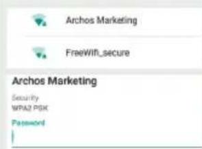 ARCHOS Diamond Tab - WiFi-verbinding - 4