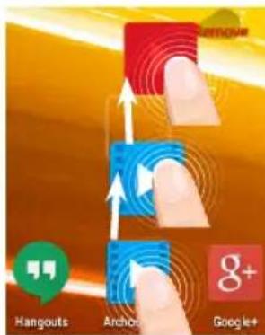 ARCHOS Diamond Tab - Rimuovere una voce della schermata iniziale: - 1