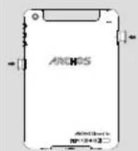 ARCHOS Diamond Tab - Geheugen-kaart & SIM-kaart plaatsen - 3