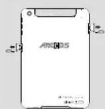 ARCHOS Diamond Tab - Wkładanie karty SIM i karty Micro-SD - 1