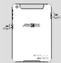 ARCHOS Diamond Tab - Geheugen-kaart & SIM-kaart plaatsen - 1