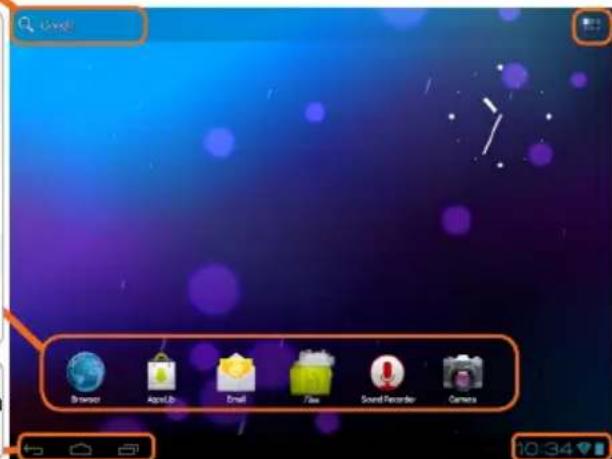 ARCHOS Arnova Gbook - DIE ANDROID BENUTZEROBERFLÄCHE - 1