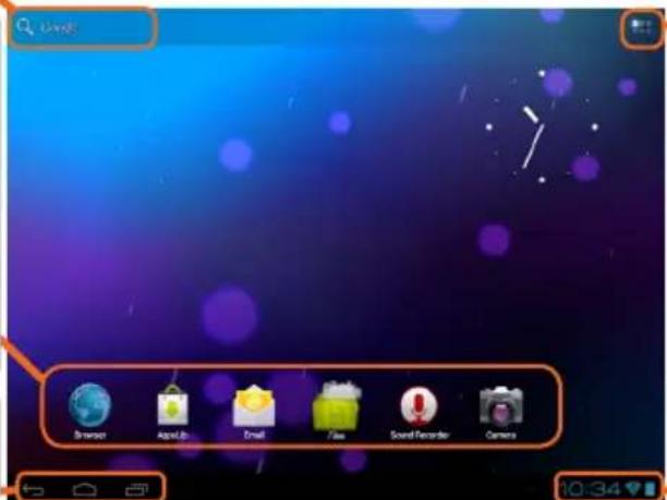 ARCHOS Arnova Gbook - INTERFACCIA ANDROID - 1
