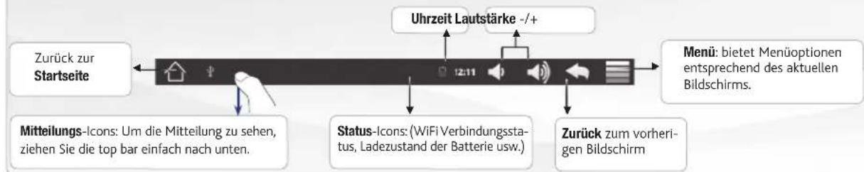 ARCHOS Arnova 9 G2 - Applikationen Taste - 1