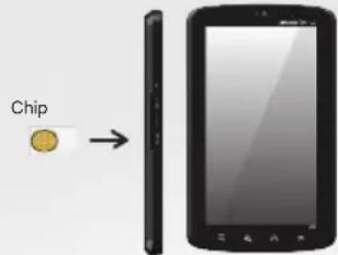 ARCHOS Arnova 7C G2 - Inserire la carta SIM - 1