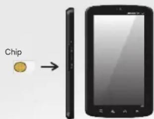 ARCHOS Arnova 7C G2 - Insertar la tarjeta SIM - 3