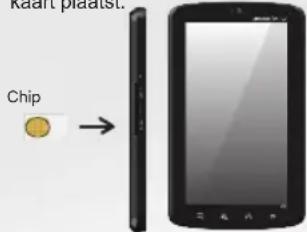 ARCHOS Arnova 7C G2 - Het plaatsen van uw SIM-kaart - 3