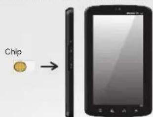 ARCHOS Arnova 7C G2 - Inserting your SIM card - 3