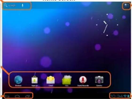 ARCHOS Arnova 10B G3 - THE ARNOVA INTERFACE - 1