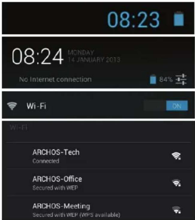 ARCHOS Carbon 80 - WiFi (WLAN) Verbindung - 1