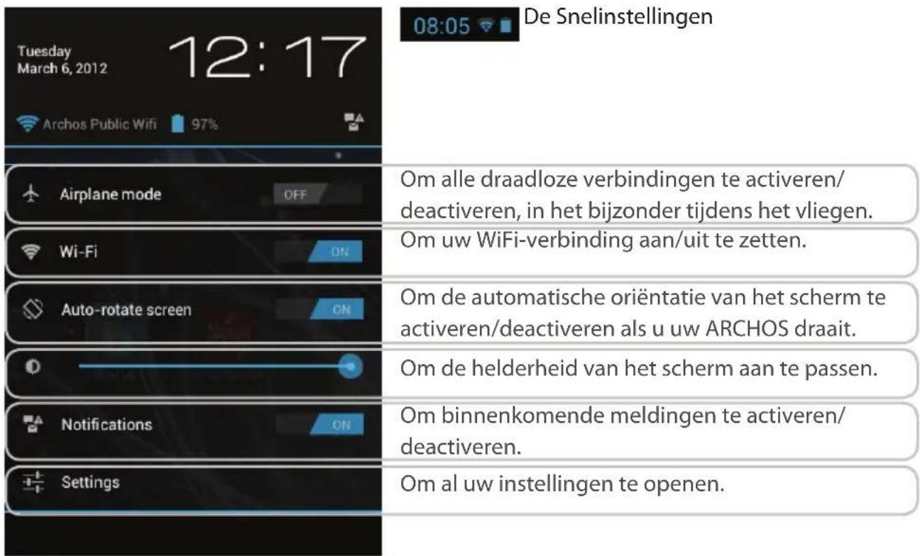 ARCHOS Carbon 80 - De Android™-Interface - 1