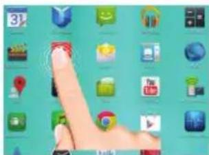 ARCHOS Carbon 80 - The extended home screen: - 1