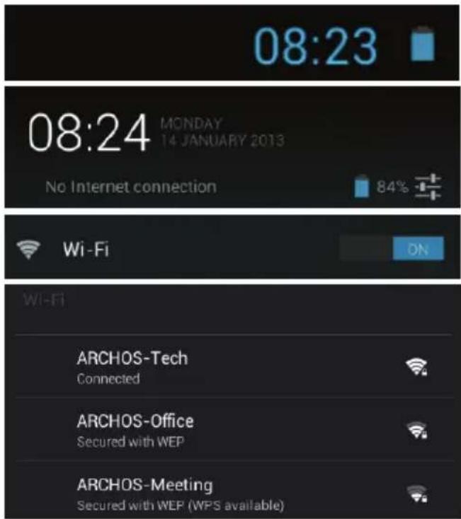 ARCHOS Carbon 80 - Conexión WiFi - 1