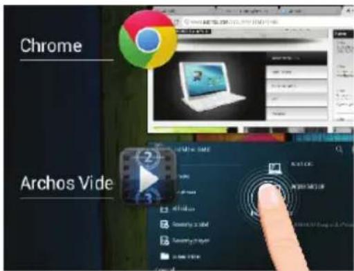 ARCHOS Carbon 80 - L'interface Android™ - 2