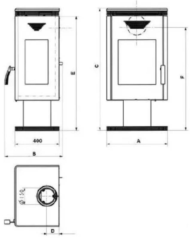 Wamsler Trion - Plans avec les dimensions - 1