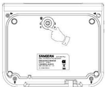 SANGEAN ON 100.000 Pin CIRCULAR CHANGE CHANNEL CHECK ON 100.000 Pin OFF CIRCULAR CHECK