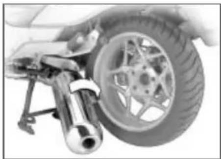 BMW R 1200 RT (2007) - リヤホイールを取り付ける - 2