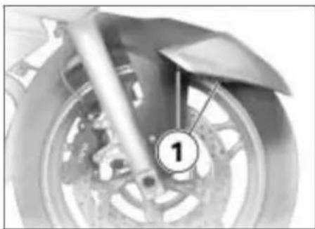 BMW R 1200 RT (2007) - フロントホイールを取り付ける - 8