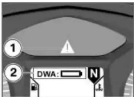 BMW R 1200 RT (2007) - DWA 警告表系E - 1