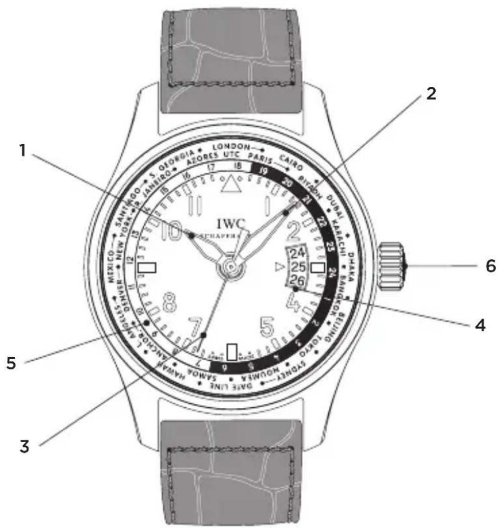 IWC Pilot Worldtimer 3262 - LE FINEZZE TECNICHE DEL PILOT'S WATCH WORLDTIMER - 1