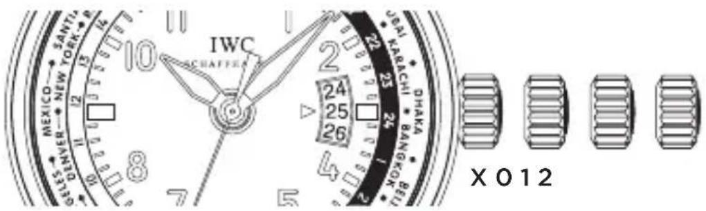 IWC Pilot Worldtimer 3262 - LAS FUNCIONES DE LA CORONA - 1