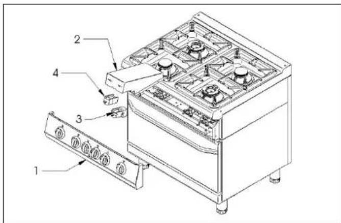 BARTSCHER 287420 - Résistances du four électricque statique et ventilé - 2
