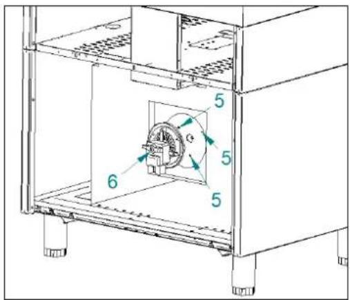 BARTSCHER 287420 - Rouedu fourélectriqueventile - 2