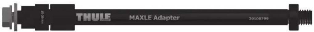 THULE 20110722 - Adaptador para eje Maxle 12 mm, M12x1.75 (referencia 20100799) - 1