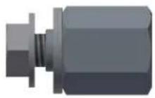 THULE 20100798 - Adaptateur pour moyeu intégré Shimano, 3/8" x 26 - 1