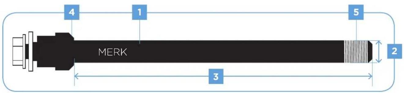 THULE 20100798 - Let bij uw steekas op de volgende zaken: - 1