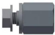 THULE 20100798 - Adaptateur de fixation pour moyeu intégré SRAM, M10x1.0 - 1