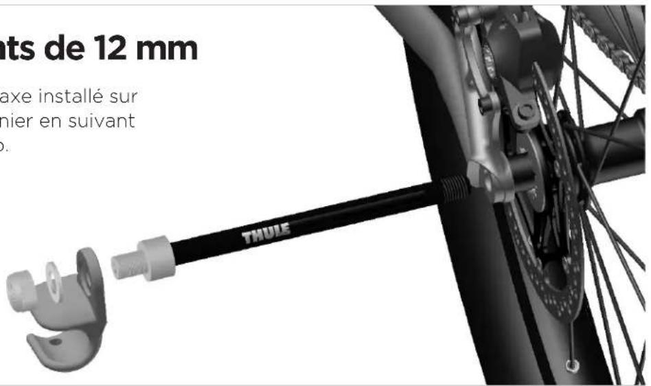 THULE 20100766 - >Axes traversants de 12 mm - 1