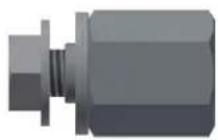 THULE 20100766 - Adaptateur de fixation pour moyeu intégré SRAM, M10x1.0 - 1