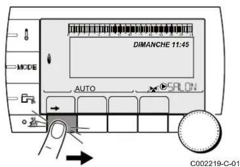 Oertli GMR 3015 Condens - Régler le contraste et l'éclairage de l'affichage - 1