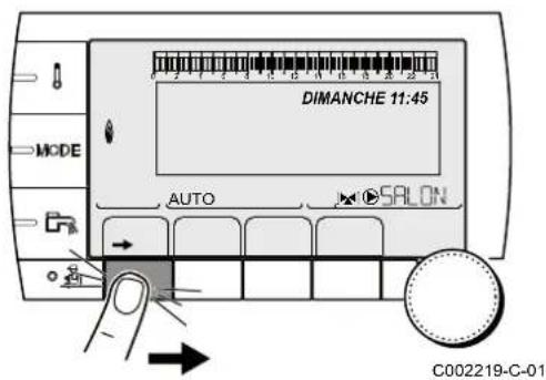 Oertli GMR 3015 Condens - Sélectionner un programme horaire - 1