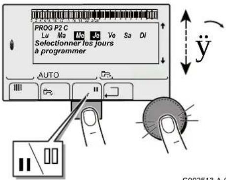 Oertli GMR 3015 Condens - Personnaliser un programme de chauffe - 5