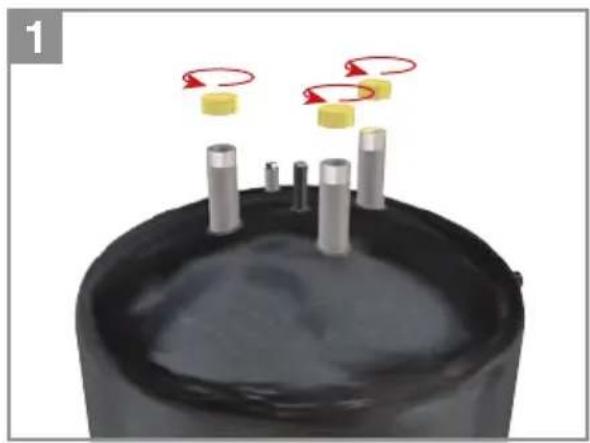 ACV HRS 800 - PRÉPARATION DU BALLON (Type HRS à enveloppe souple) - 1