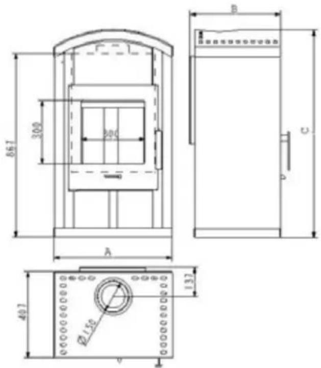Wamsler Zurich - Dimensional drawings - 2