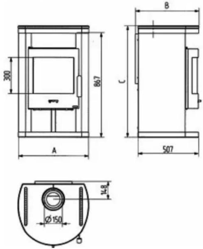 Wamsler Zurich - Disegni dimensionali e dati - 8