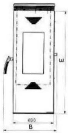 Wamsler Vista - Plans avec les dimensions - 2